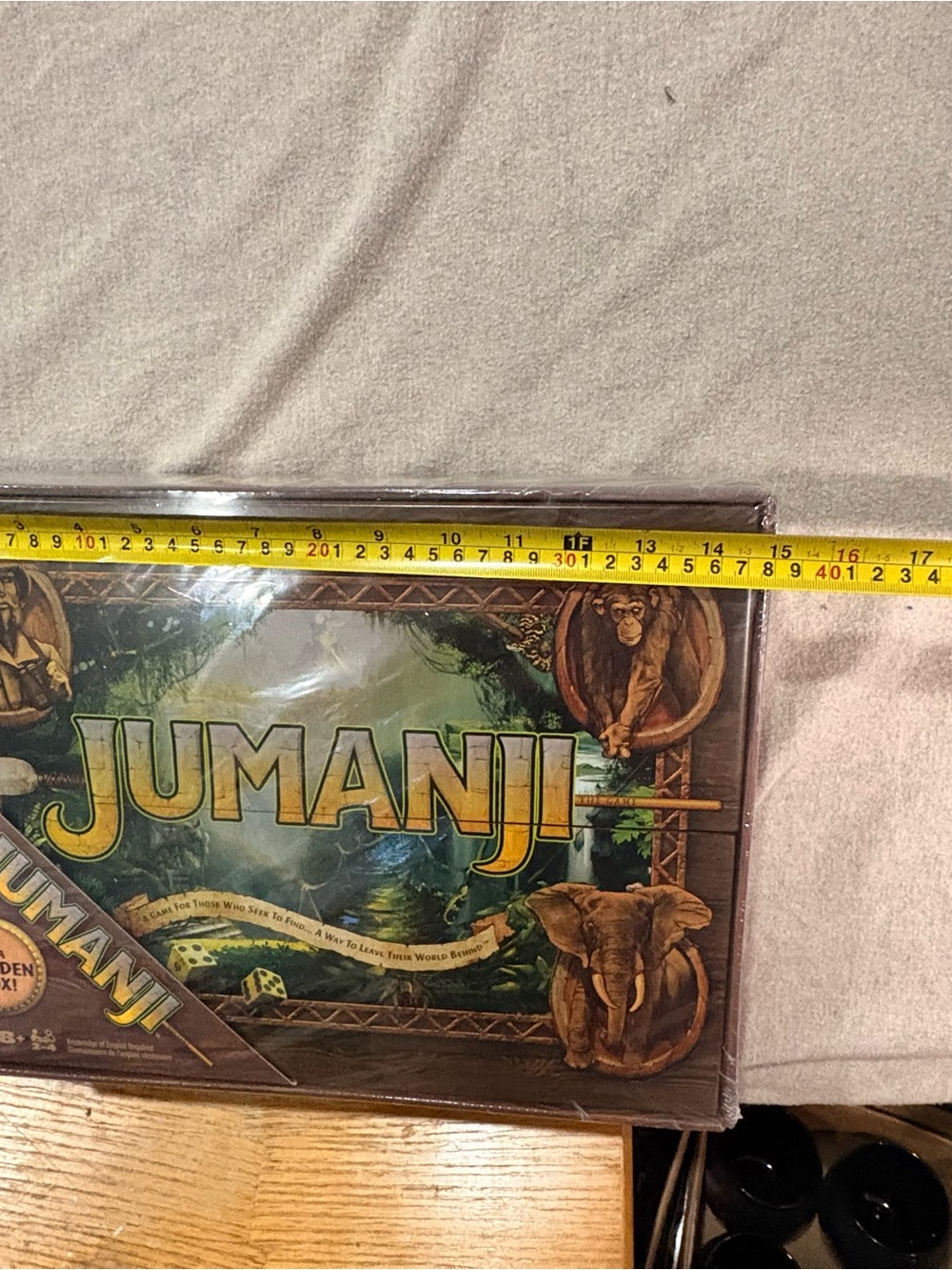 Jumanji Classic Board Game - Brown Edition. New. In wrapper. In Wooden Box - Picture 10 of 11